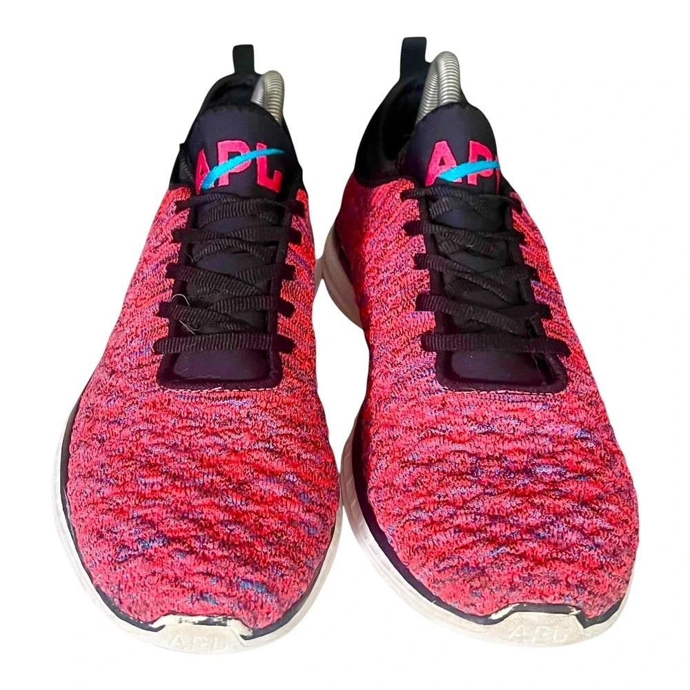 APL Athletic Propulsion Labs Women's Size 8.5 Running‎ Shoes Pink Knit Sneakers